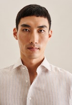 X-Slim Business Hemd Streifen in Braun |  Seidensticker Onlineshop