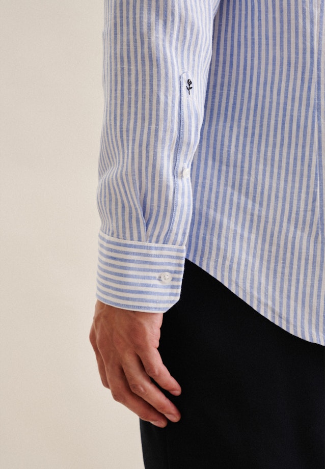 X-Slim Business Hemd Streifen in Hellblau |  Seidensticker Onlineshop