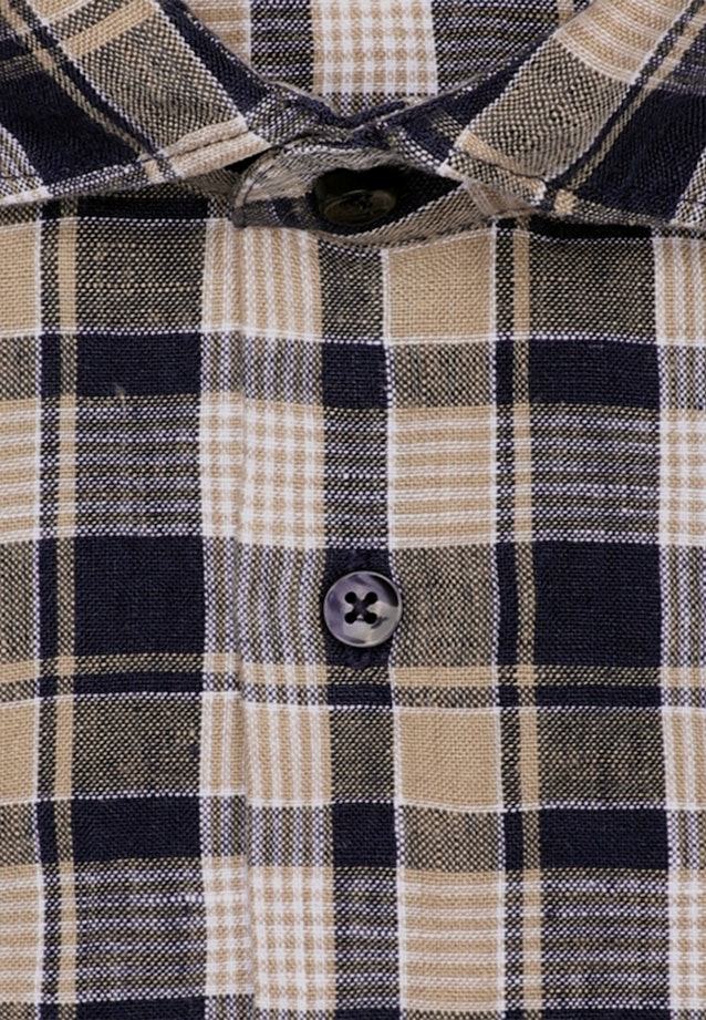 Business Shirt in Regular with Kent-Collar in Dark Blue |  Seidensticker Onlineshop