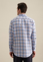 Regular Business Hemd Karo in Hellblau |  Seidensticker Onlineshop