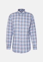 Regular Business Hemd Karo in Hellblau |  Seidensticker Onlineshop