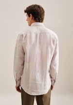 Regular Business Hemd Streifen in Braun |  Seidensticker Onlineshop