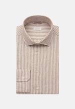 Chemise Business Regular Lin Col Kent in Marron |  Seidensticker Onlineshop