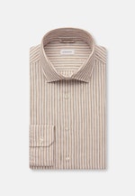 Regular Business Hemd Streifen in Braun |  Seidensticker Onlineshop