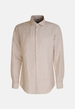 Regular Business Hemd Streifen in Braun |  Seidensticker Onlineshop