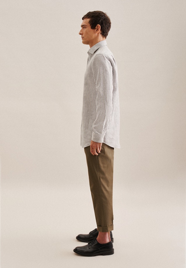 Regular Chemise d'affaires rayures in Vert |  Seidensticker Onlineshop