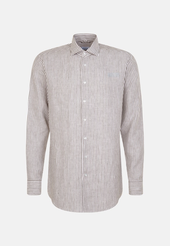 Regular Business shirt Stripe in Green |  Seidensticker Onlineshop