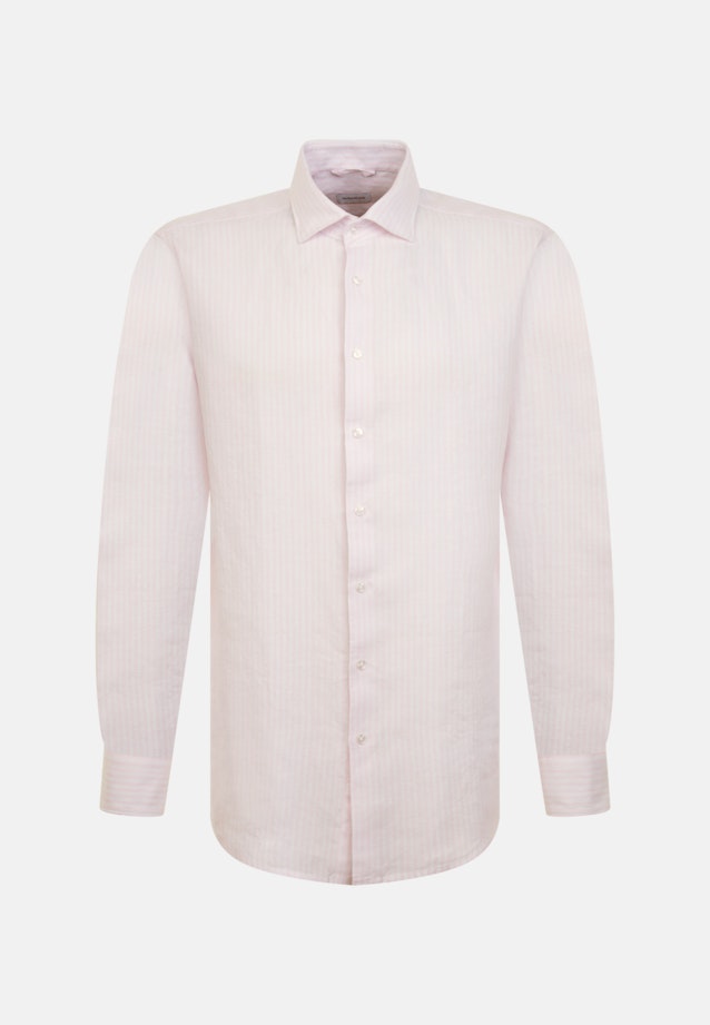 Regular Business Hemd Streifen in Rosa/Pink |  Seidensticker Onlineshop