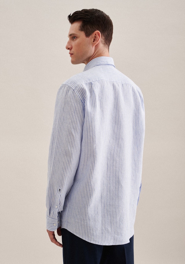 Regular Chemise Business A Rayures in Bleu Clair | Seidensticker Onlineshop