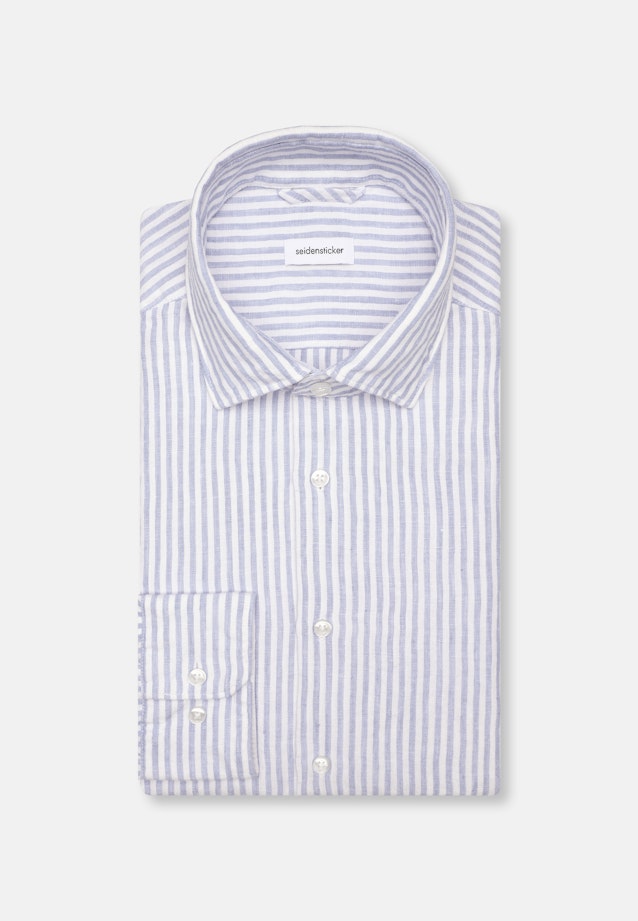 Regular Business Hemd Streifen in Hellblau |  Seidensticker Onlineshop