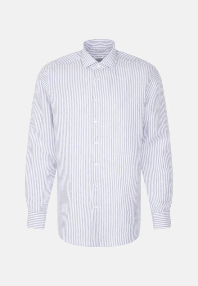 Regular Chemise d'affaires rayures in Bleu Clair |  Seidensticker Onlineshop