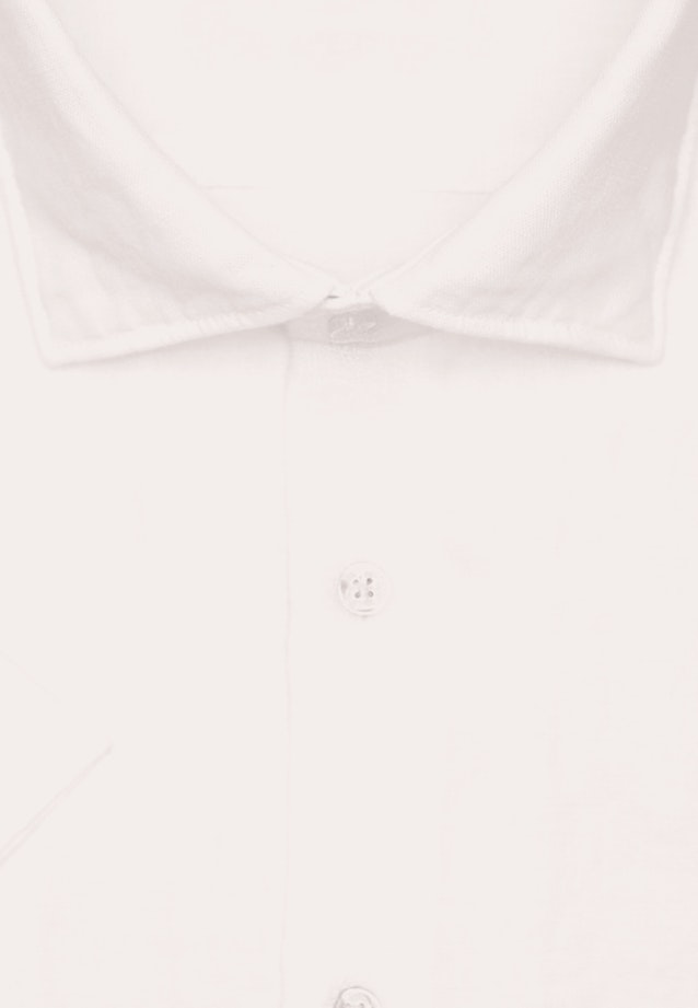 Linen Short sleeve Business Shirt in Slim with Kent-Collar in White |  Seidensticker Onlineshop