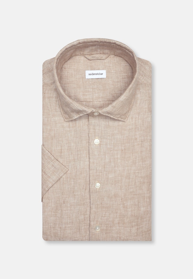 Shaped Chemise d'affaires Uni in Marron |  Seidensticker Onlineshop