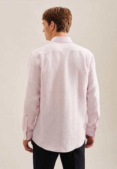Regular Chemise d'affaires Uni in Rose Fuchsia |  Seidensticker Onlineshop