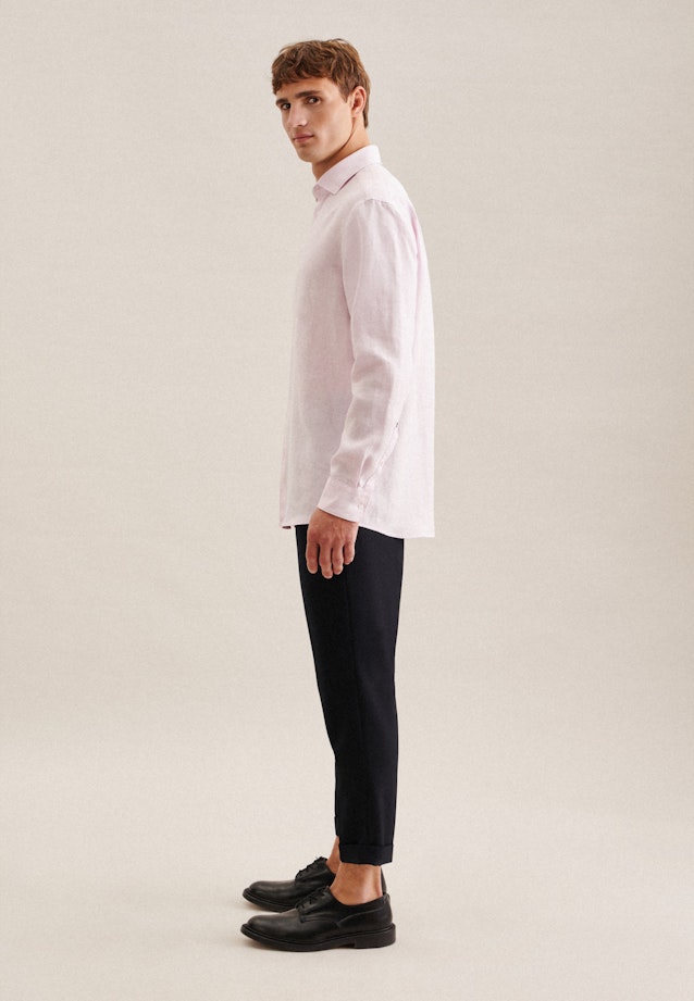 Regular Business shirt Uni in Pink |  Seidensticker Onlineshop