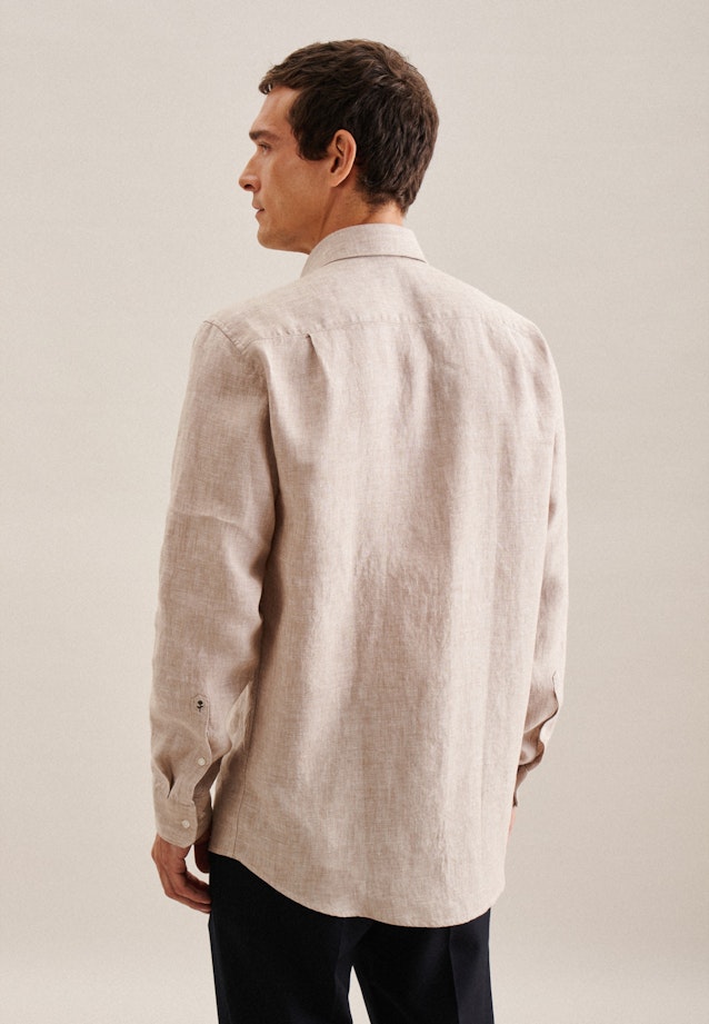 Regular Business Hemd Uni in Braun |  Seidensticker Onlineshop