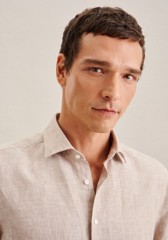 Regular Chemise Business Uni in Marron | Seidensticker Onlineshop