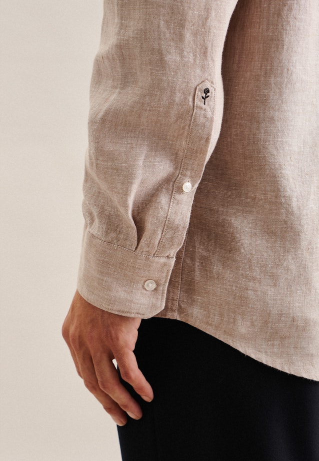 Regular Chemise Business Uni in Marron |  Seidensticker Onlineshop