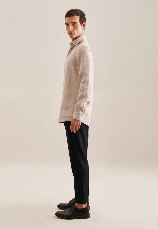 Regular Business Hemd Uni in Braun |  Seidensticker Onlineshop