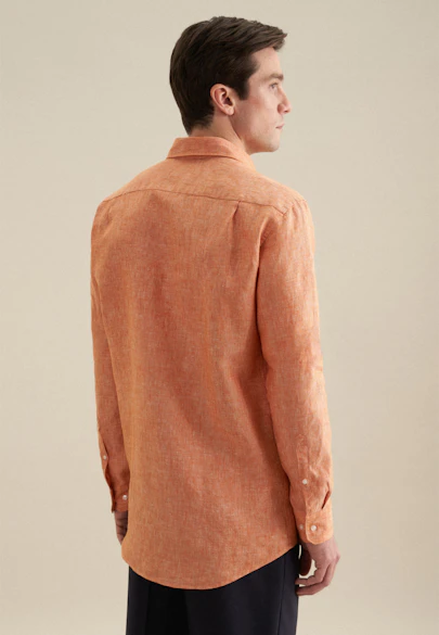 Regular Business Hemd Uni in Orange |  Seidensticker Onlineshop