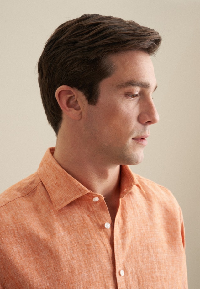 Regular Business Hemd Uni in Orange |  Seidensticker Onlineshop