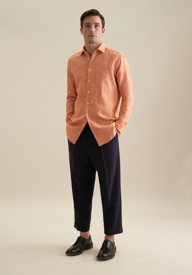 Regular Business Hemd Uni in Orange | Seidensticker Onlineshop