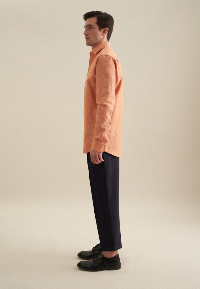 Regular Business Hemd Uni in Orange |  Seidensticker Onlineshop