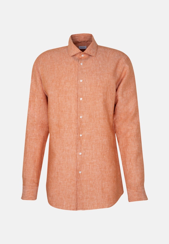 Regular Business Hemd Uni in Orange |  Seidensticker Onlineshop