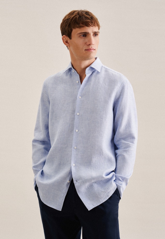 Regular Business Hemd Uni in Hellblau |  Seidensticker Onlineshop