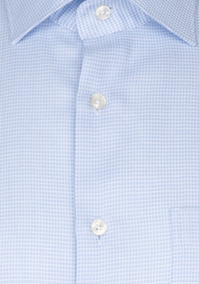 Easy-iron Structure Business Shirt in Regular with Kent-Collar in Light Blue |  Seidensticker Onlineshop