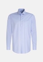 Regular Business Hemd Kleinmuster in Hellblau |  Seidensticker Onlineshop