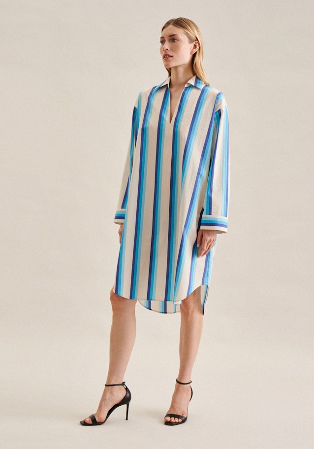 Kragen Kleid Oversized in Türkis | Seidensticker Onlineshop