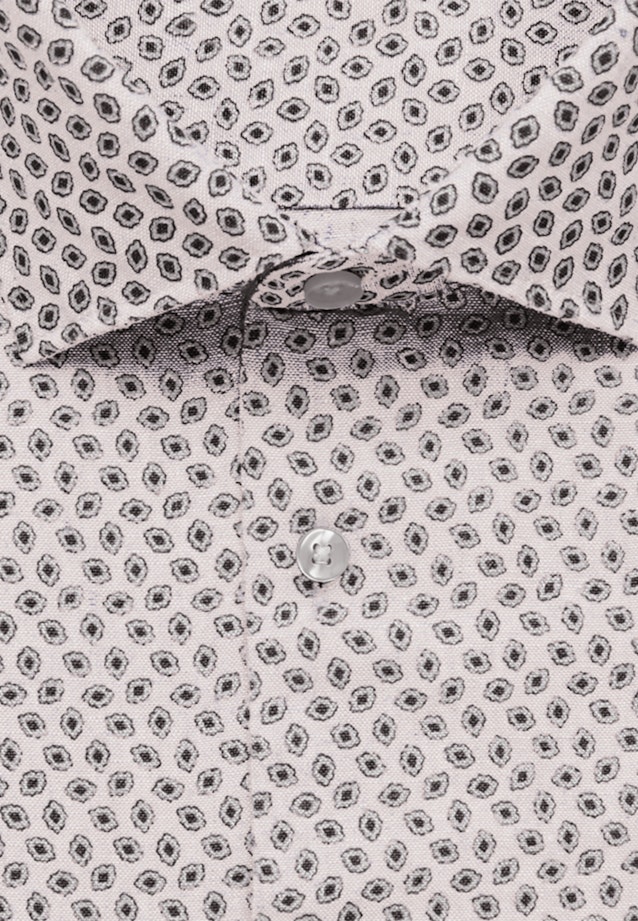 Regular Business Hemd Kleinmuster in Braun |  Seidensticker Onlineshop