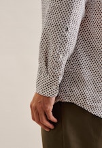 Regular Business Hemd Kleinmuster in Braun |  Seidensticker Onlineshop