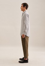 Regular Business Hemd Kleinmuster in Braun |  Seidensticker Onlineshop