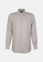 Regular Business Hemd Kleinmuster in Braun |  Seidensticker Onlineshop