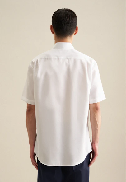 Regular Business Hemd Uni in Weiß |  Seidensticker Onlineshop