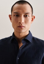 X-Slim Business shirt Uni in Dark Blue |  Seidensticker Onlineshop