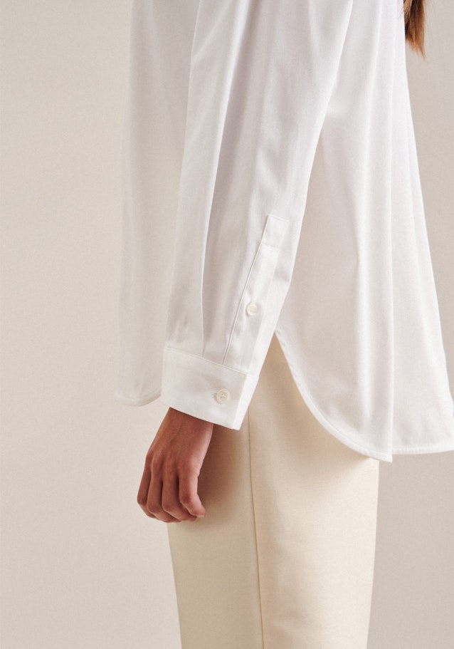 Longbluse Uni in Weiß | Seidensticker Onlineshop