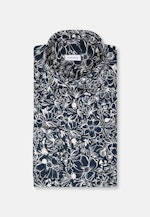 Regular Chemise d'affaires Floral in Bleu Foncé |  Seidensticker Onlineshop