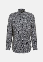 Regular Chemise d'affaires Floral in Bleu Foncé |  Seidensticker Onlineshop