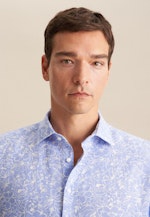 Regular Business shirt Floral in Light Blue |  Seidensticker Onlineshop