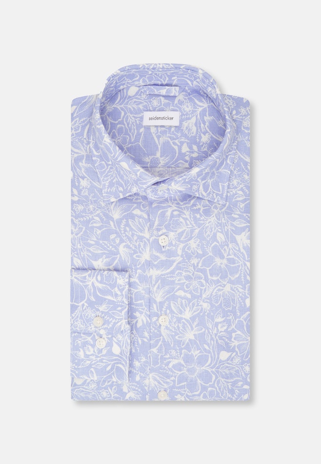 Regular Chemise d'affaires Floral dans Bleu Clair | Boutique en ligne Seidensticker
