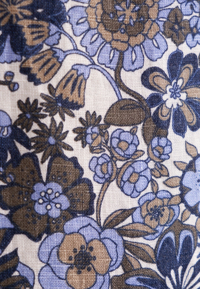 Regular Business Hemd Floral in Dunkelblau |  Seidensticker Onlineshop