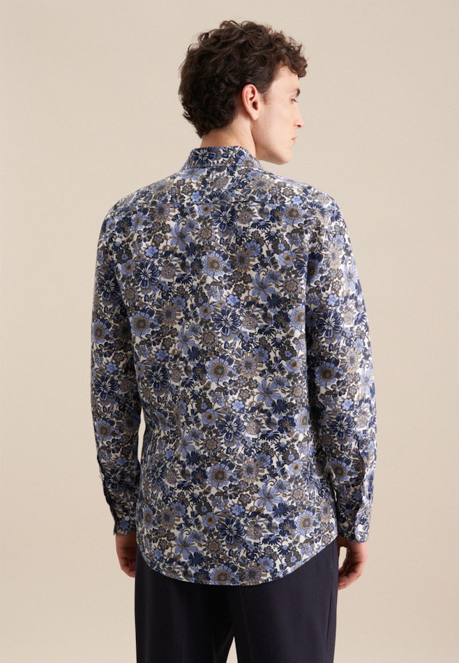 Business Shirt in Regular with Kent-Collar in Dark Blue | Seidensticker online shop