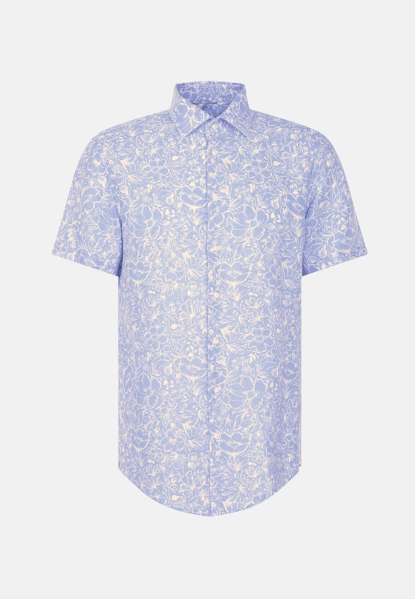 Slim Business Hemd Floral in Hellblau |  Seidensticker Onlineshop