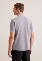 Regular Polo Uni in Grau |  Seidensticker Onlineshop