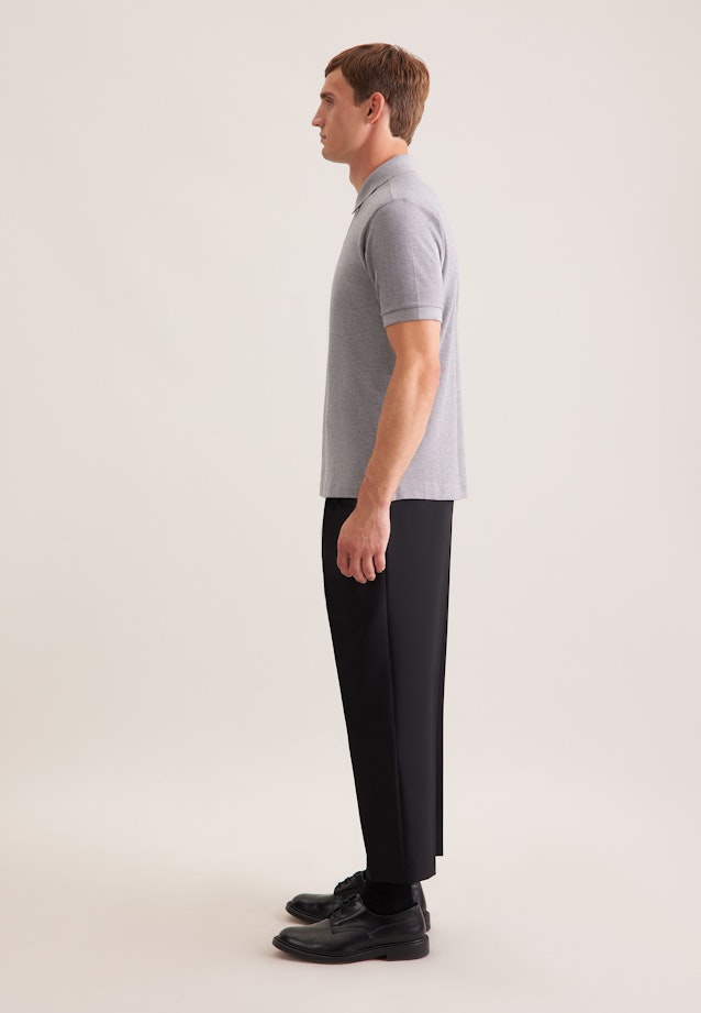 Regular Polo Uni in Grau |  Seidensticker Onlineshop