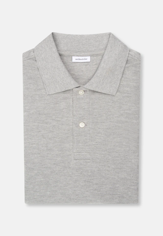 Regular Polo Uni in Grey |  Seidensticker Onlineshop