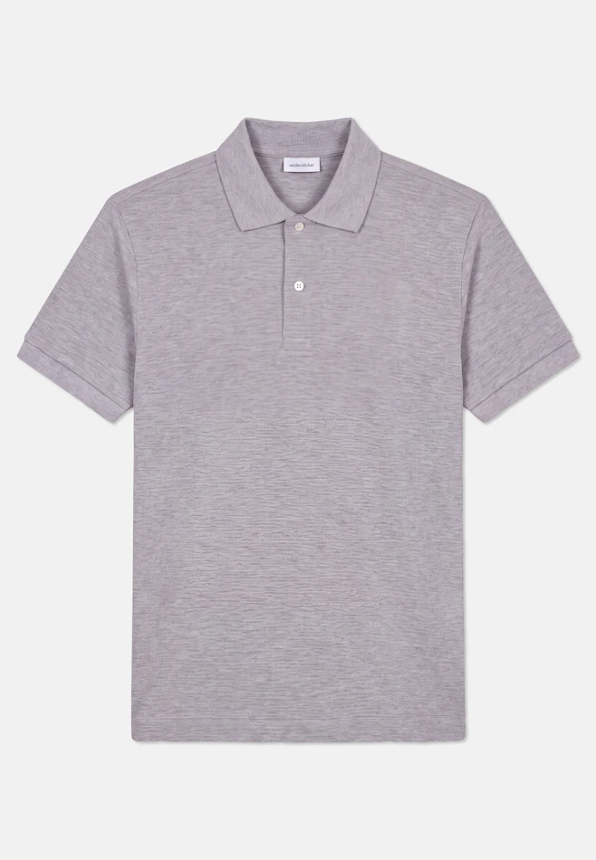 Regular Polo Uni in Grau | Seidensticker Onlineshop